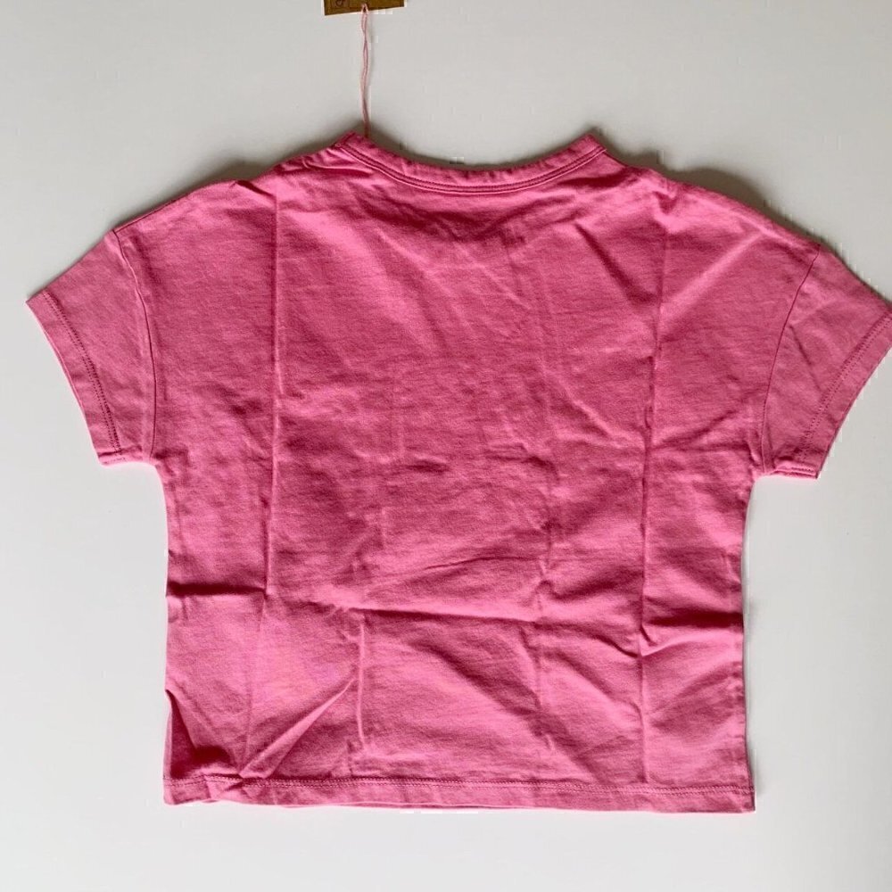 NWT Mini Boden Floral Power Applique Flutter Slogan T-shirt for Girls - Picture 3 of 8